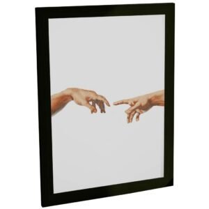 Quadro Decorativo Criação De Adão Michelangelo Minimalista Decoração