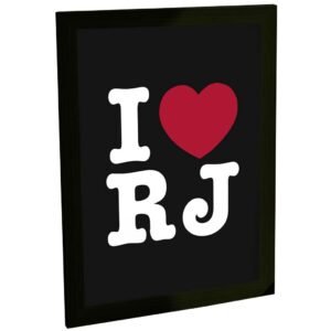 Quadro Decorativo Eu Amo O Rio De Janeiro I Love Rj Decoração Poster