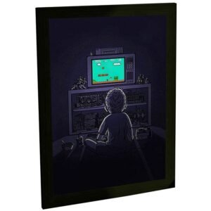 Quadro Decorativo Games Retro Jogos Classicos Nostalgia 12