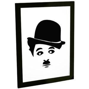 Quadro Decorativo Charles Chaplin Cinema Mudo Decoração Poster