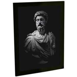 Quadro Decorativo Imperador Marco Aurélio Filosofia Estoicismo