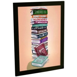 Quadros Decorativos Livros Leitura Literatura Letras Decoração Quarto Sala Quadro Poster