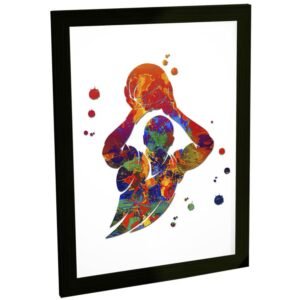 Quadros Decorativos Esportes Futebol Basquete Volei Skate Ciclismo Musculação Boxe Varios Modelos Decoração Quarto Sala
