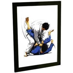 Quadro Decorativo Jiu Jitsu Artes Marciais Luta Grip