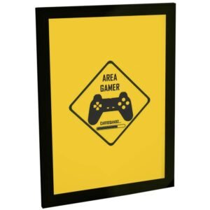 Quadro Decorativo Gamer Zone Video Games Jogos
