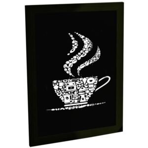 Quadro Decorativo Cozinha Decoração Café Bebida Comida Poster