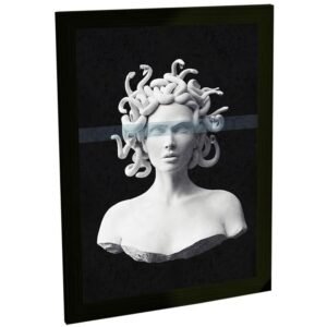 Quadro Decorativo Medusa Aesthetic Gaze Mitlogia Poster