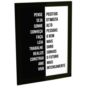 Quadros Decorativos Frases Motivacionais Empreendedorismo Mentalidade Varios Modelos Decoração Quarto Sala Escritório