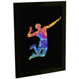 Quadros Decorativos Esportes Futebol Basquete Volei Skate Ciclismo Musculação Boxe Varios Modelos Decoração Quarto Sala