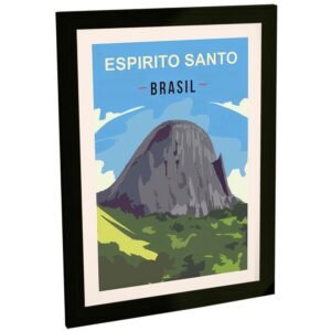 Quadros Decorativos Estados do Brasil Minas Rio Bahia Para Goias Decoração Quarto Sala