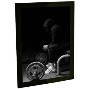 Quadro Decorativo Academia Treino Foco Disciplina Decoração Poster Quarto Sala