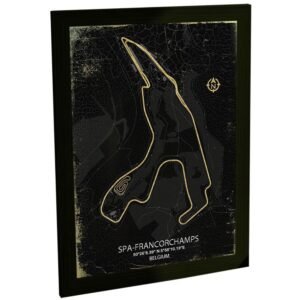 Quadro Decorativo Pista Spa Francorchamps Gp Corrida