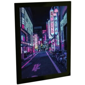 Quadro Decorativo Tokyo Aesthetic Bikes Poster Anime
