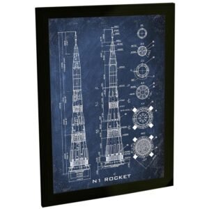 Quadros Decorativos Naves Espaciais Voyager Apollo Cassini N1 Astronomia Decoração Quarto Sala