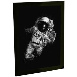 Quadro Decorativo Astronauta V2 Espaço Decoração Poster