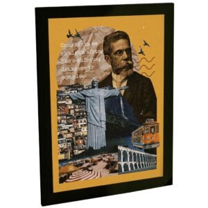 Quadro Decorativo Machado De Assis Afeto Livros Literatura Poesia