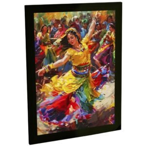 Quadro Decorativo Cigana Ilustração Dança Decoração Poster Quarto Sala