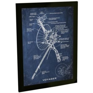 Quadros Decorativos Naves Espaciais Voyager Apollo Cassini N1 Astronomia Decoração Quarto Sala