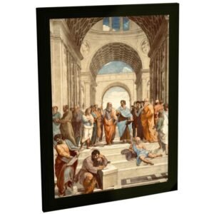 Quadro Decorativo Escola De Atenas Grécia Filosofia