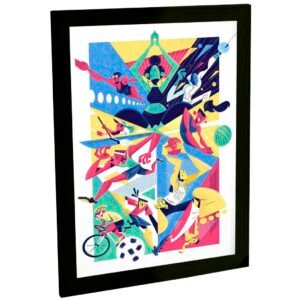 Quadro Decorativo Esportes Olímpicos Olimpíada Decoração Quarto Sala