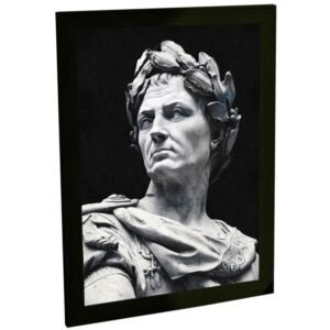 Quadro Decorativo Júlio Cesar Estatua Império Romano