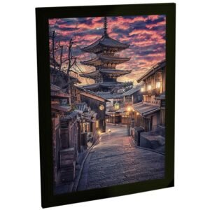 Quadro Decorativo Japão Antigo Decoração Cidade Poster