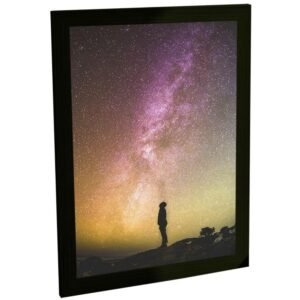 Quadro Decorativo Céu Estrelas Via Láctea Galáxia Cores