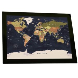 Quadros Decorativos Mapa Mundi Varios Modelos Moderno e Retro Quadro Decoração Sala Escritrório Quarto Hall