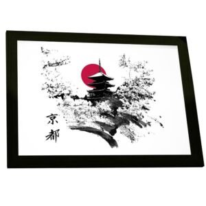 Quadro Decorativo Arte Oriental Pintura Japonesa Feudo