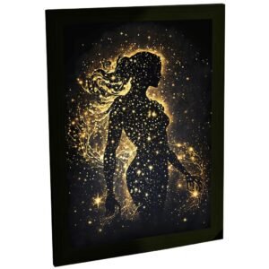 Quadro Decorativo Signo De Virgem Horoscopo Astrologia Decoração Poster Quarto Sala