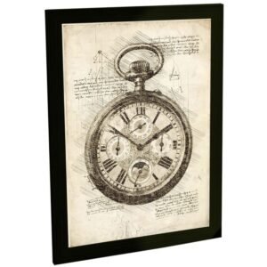 Quadros Decorativos Projeto Anatomia Maquinas Animais Varios Modelos Retro Estilo Leonardo Da Vinci Decoração Quarto Sala Escritório