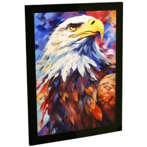 Quadro Decorativo Águia Ilustração Estilo Pintura Decoração Poster Quarto Sala