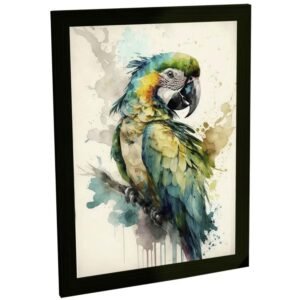 Quadros Decorativos Animais Cachorro Cavalo Raposa Lobo Tigre Aves Aguia Decoração Quarto Sala