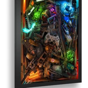 Quadro Decorativo Poster Videogame Retro Gamer Jogos 04
