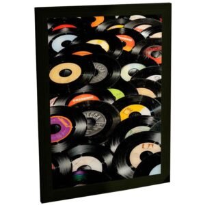 Quadro Decorativo Discos De Vinil Quadro Musica Decoração Poster