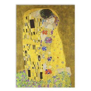 Quadro Decorativo O Beijo Gustav Klimt Pintura Decoração
