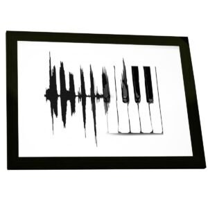 Quadro Decorativo Piano Musica Instrumento Musical Decoração Poster